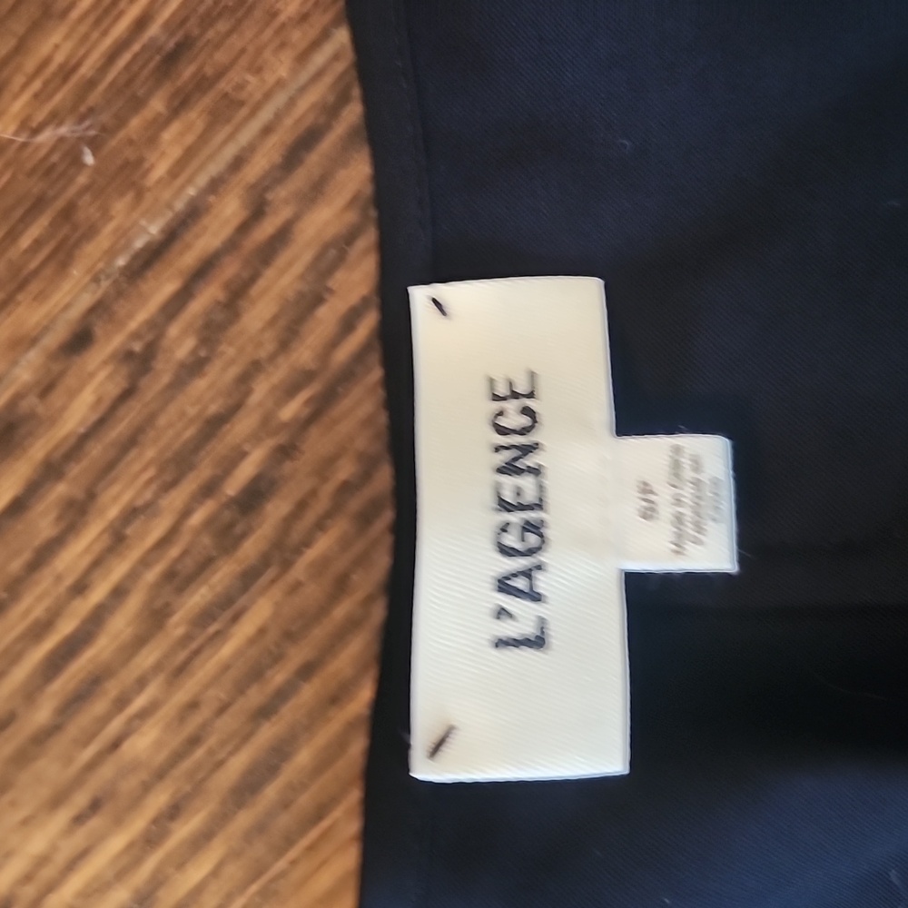 L'AGENCE Classic Black Garment Two Piece - Picture 2 of 16